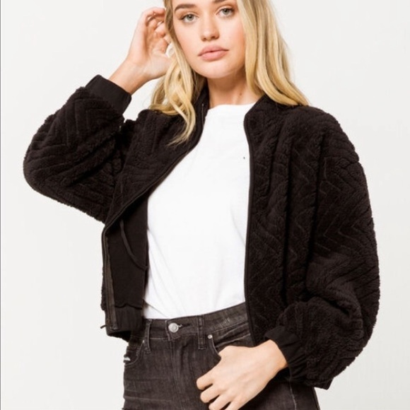 🔆HURLEY🔆 SHERPA JACKET ZIP UP SWEATER - Picture 3 of 13